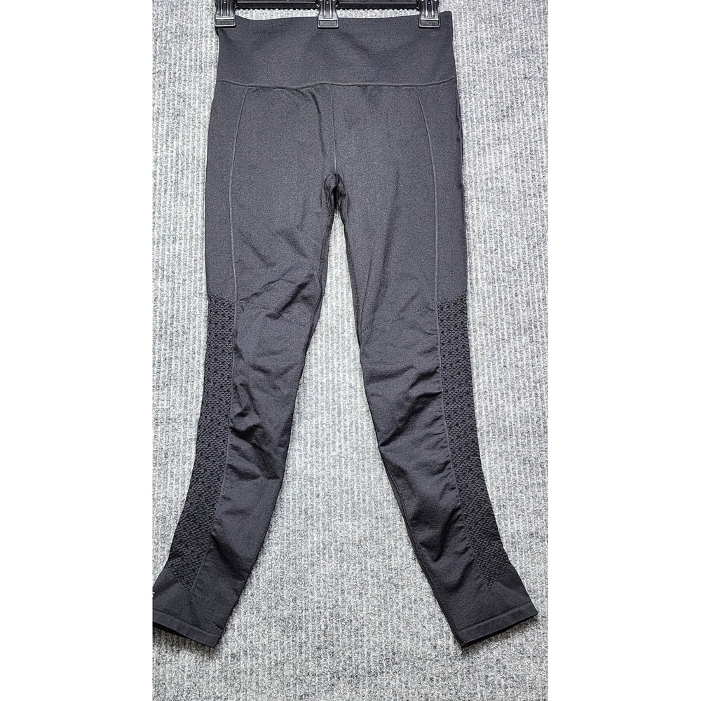 Fabletics Black Seamless High Waisted Mesh Perforated Leggings Womens Small